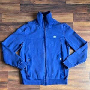 Lacoste Sport Novak Djokovic Zip-up Track Jacket Royal Blue Men's Medium